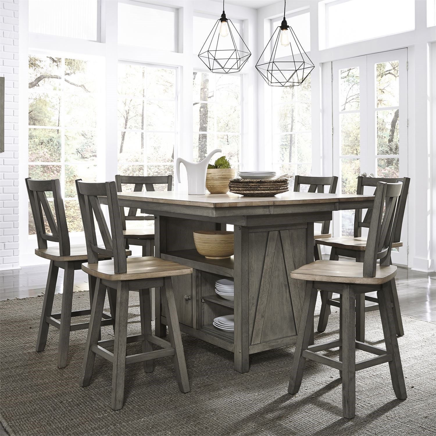 Farmhouse gathering shop table